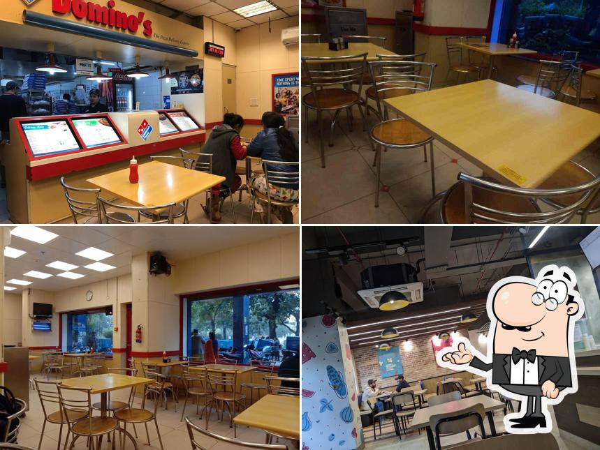 The interior of Domino's Pizza Sector 34, Chandigarh