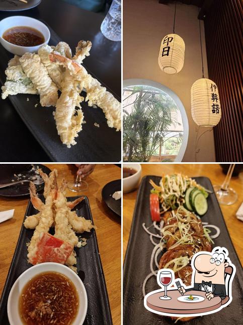 Food at Izanagi Japanese Restaurant