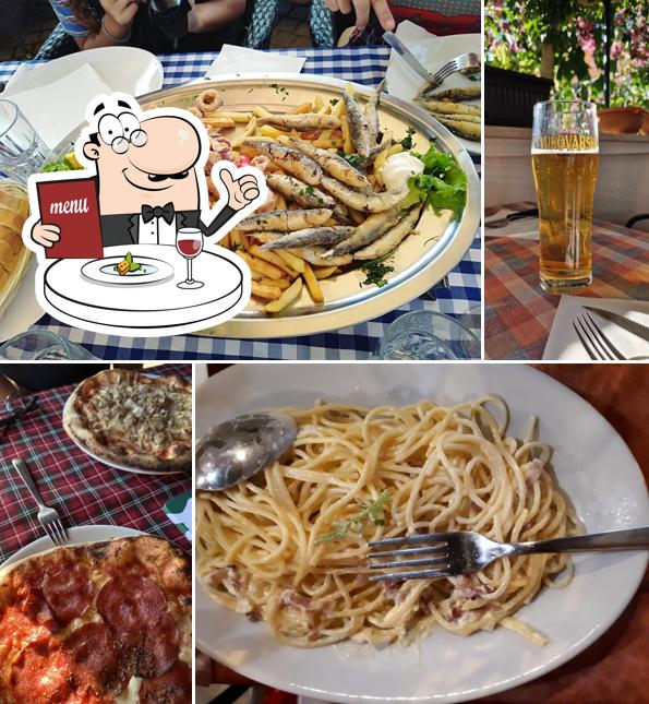 Cibo al Pizzeria Draga
