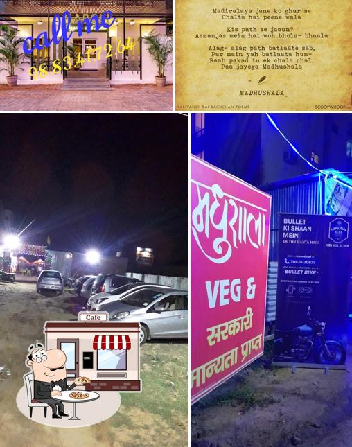 The exterior of Madhushala Bar and Dhaba