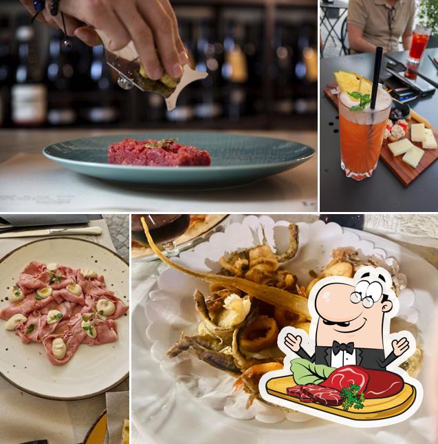 Carpaccio di manzo al 100 Vini Caffè la Brasilera