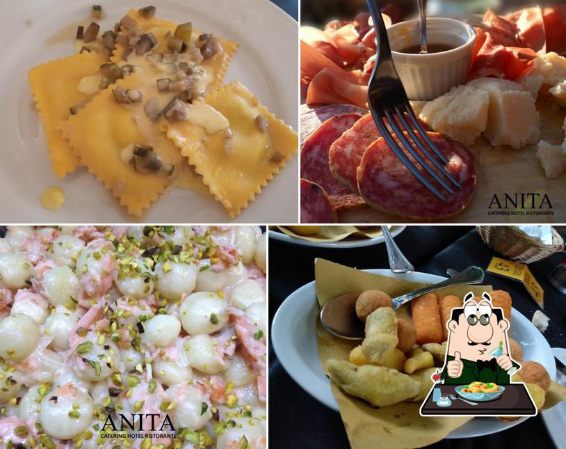 Platti al Antipasteria Pizzeria Anita
