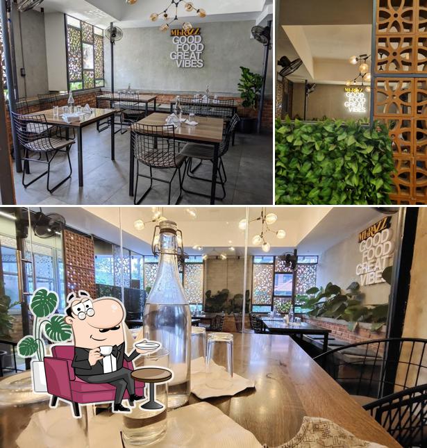 The interior of Cafe Merazz - Best and Top Family Restaurant in Changanacherry Kottayam