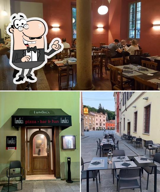 Gli interni di L'Undici Rivergaro con consumazioni sul posto