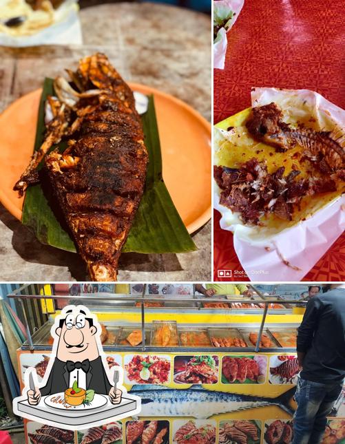 Food at Malpe Sea Fish Shop