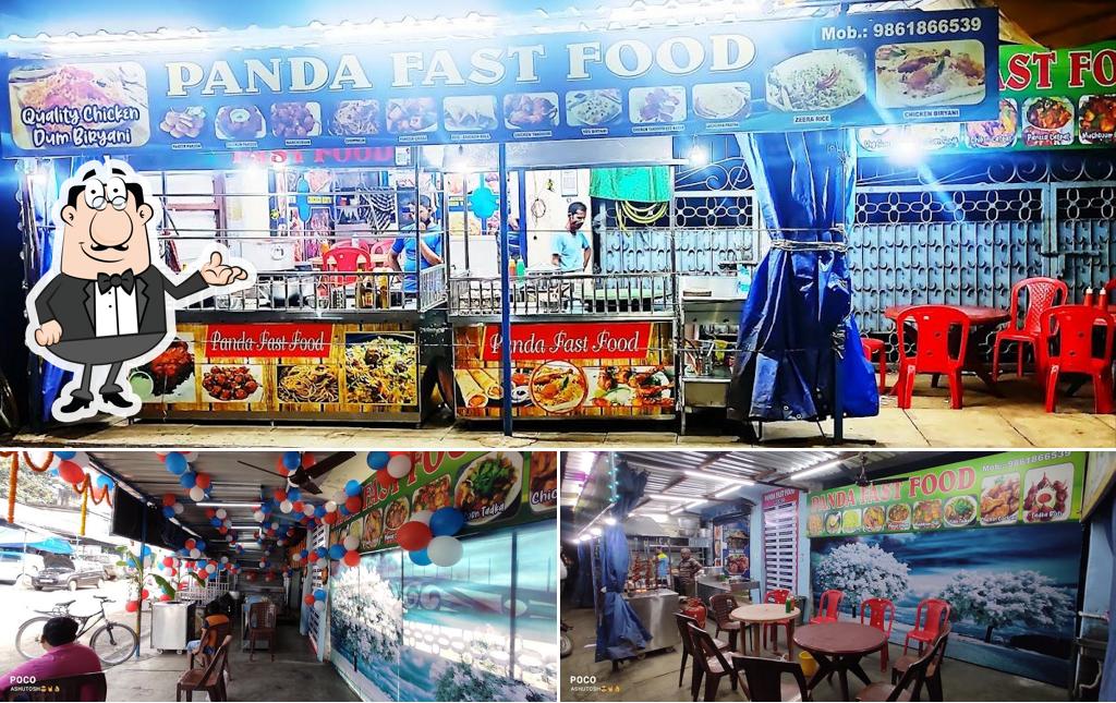 The interior of PANDA FAST FOOD & BIRYANI HOUSE