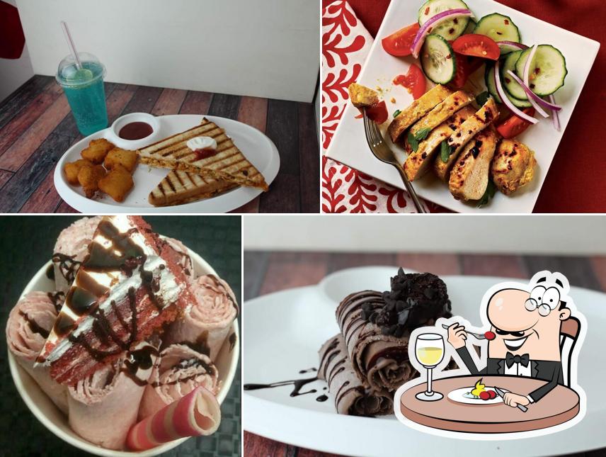 Meals at Rollz Cafe and Restuarant