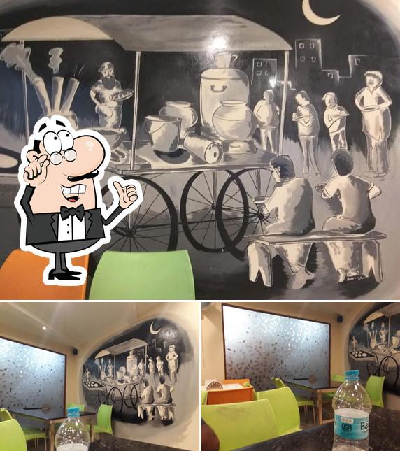 The interior of calicut white house restuarent