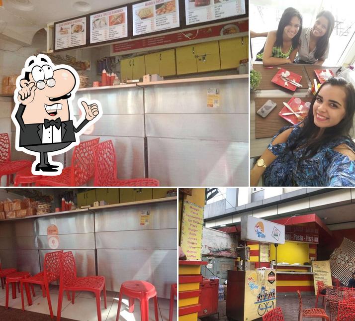 The interior of slice square