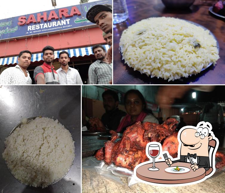 Food at Sahara Restaurant