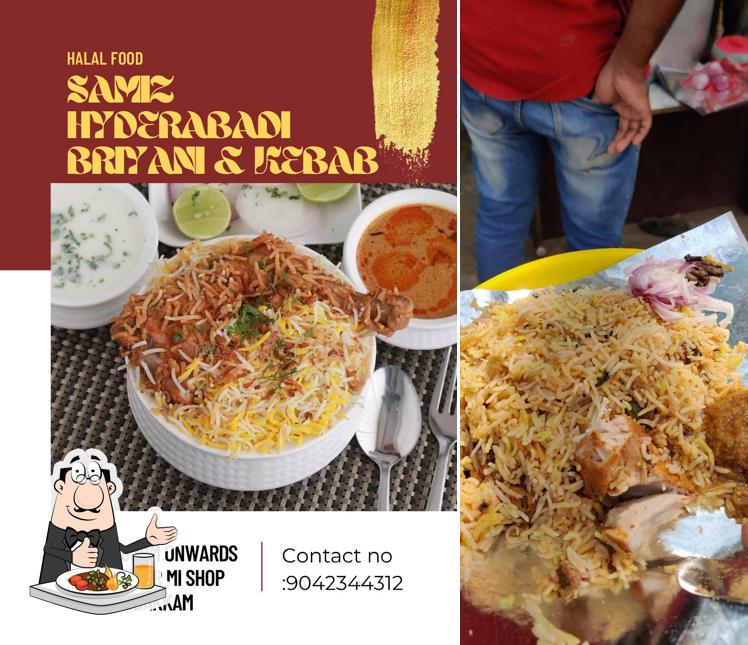 Food at Samiz Hyderabadi Briyani