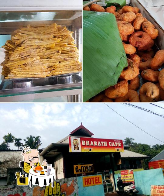 Among different things one can find food and exterior at Bharath Cafe