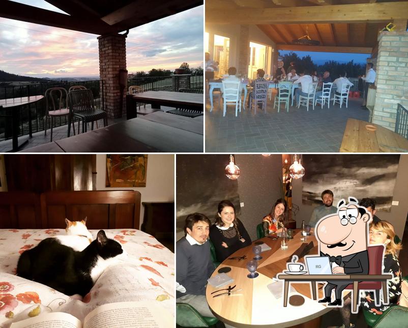 Gli interni di Cascina Costanza