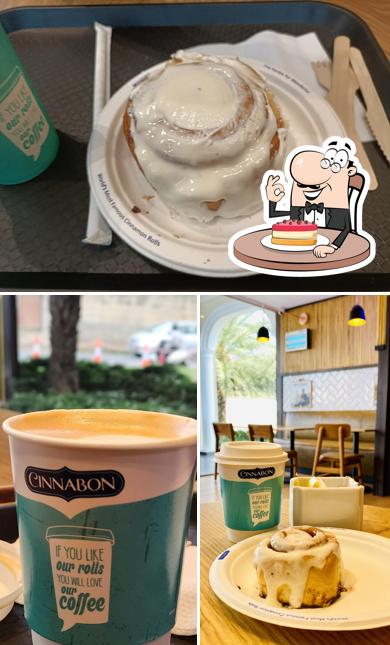 Cheesecake at Cinnabon