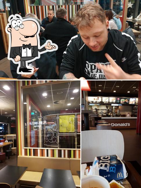Gli interni di McDonald’s
