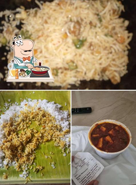 Fried rice at Meenakshi Bhavan