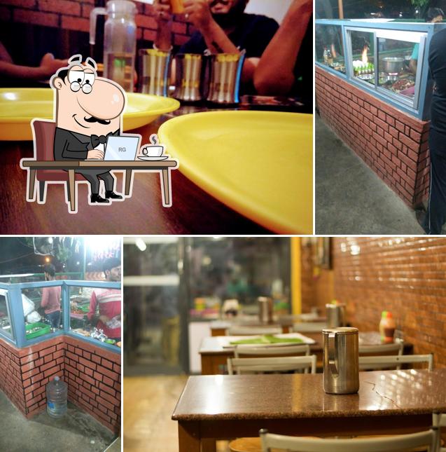 The interior of Moni Restaurant