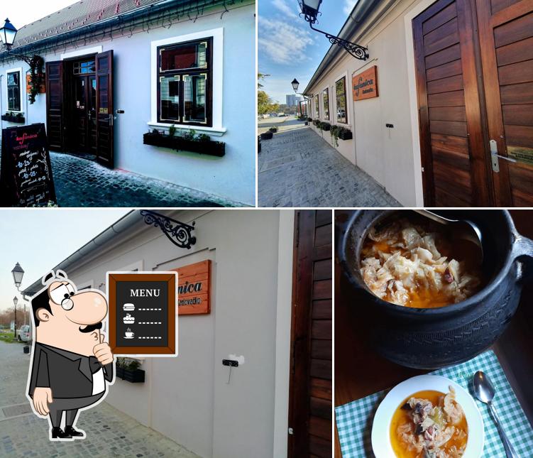 Leggi le specialità del giorno sulla lavagna