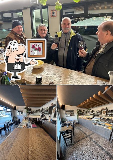 Gli interni di Bar Montegrappa Da Usea