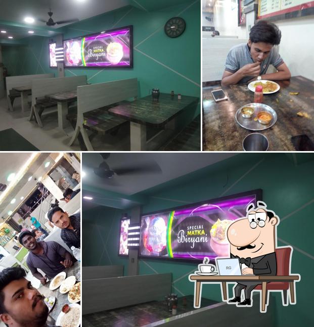The interior of Hotel Parbhani