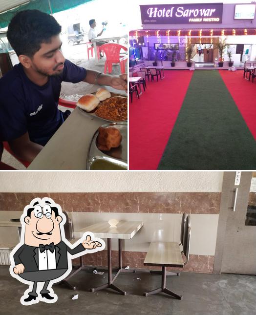 The interior of Hotel Sarovar