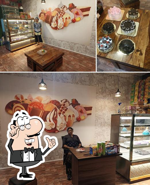 The interior of Jaipur Cake Factory