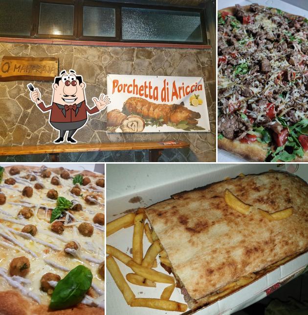 Cibo al Pizzeria ò Mahàràja