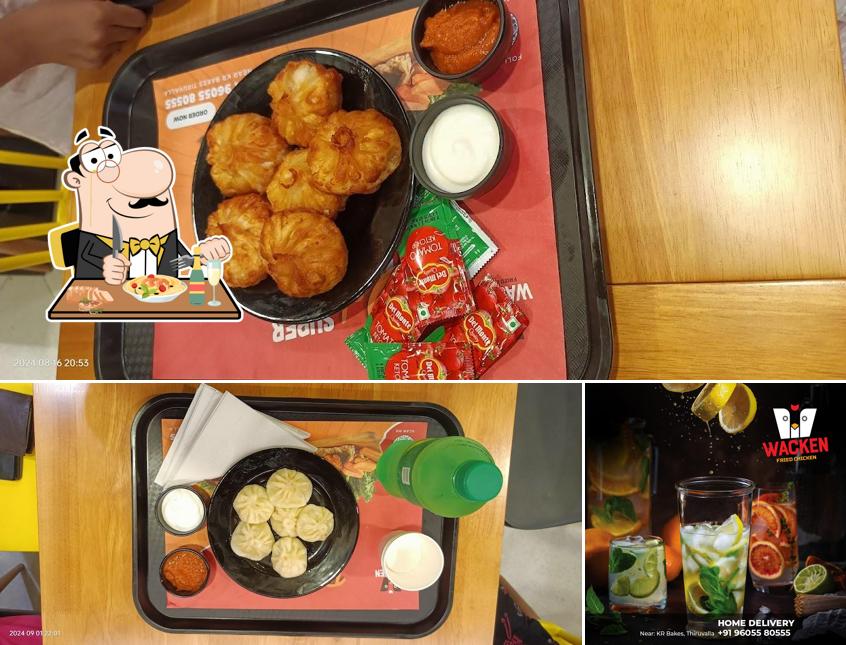 The restaurant's food and beverage