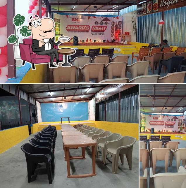 The interior of Royal kitchen Family Restaurant