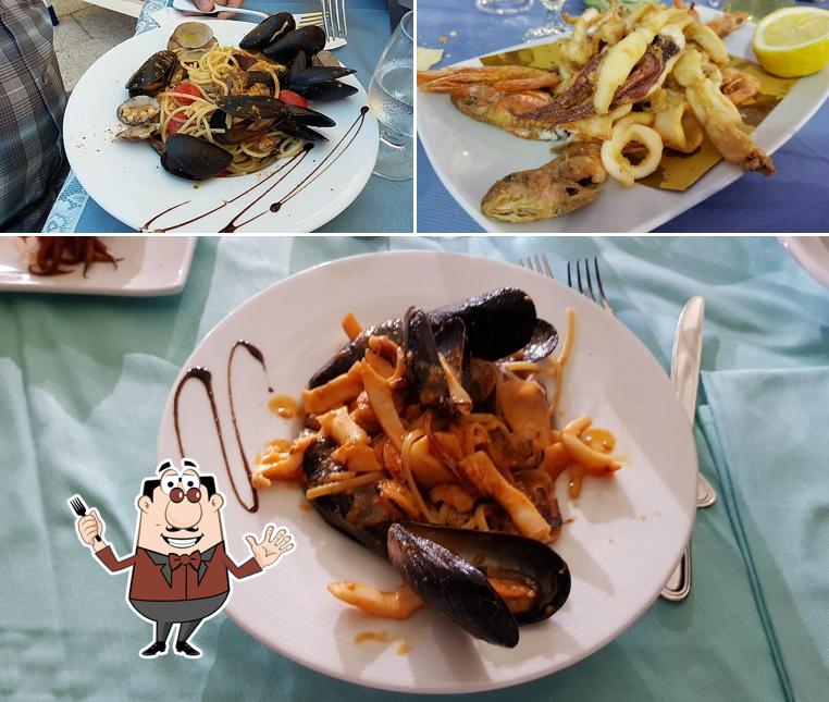 Platti al Trattoria del Porto
