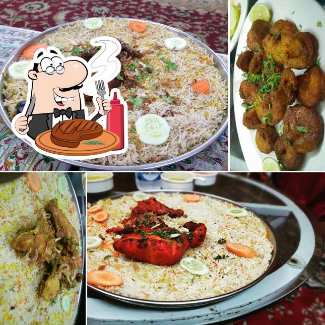 Pick meat dishes from the menu
