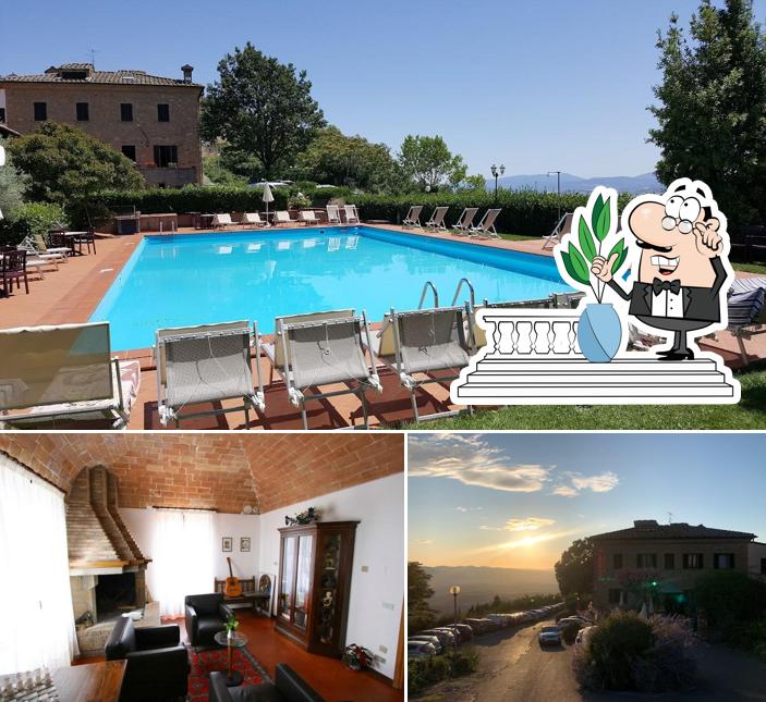 Curiosa tra l'area esterna di Albergo Ristorante Villa Nencini