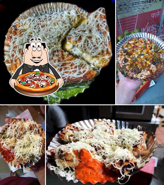 Get pizza at Flavours Street