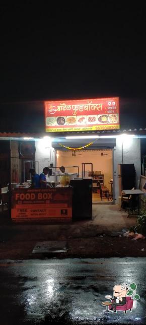 The interior of Food box