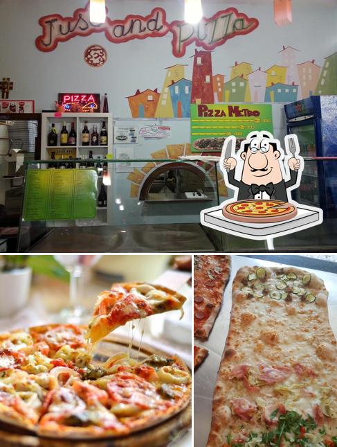 A Just And Pizza Di Giustozzi Andrea, puoi ordinare una bella pizza