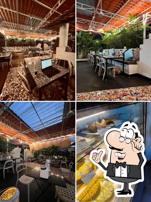 The interior of Kefi - A Lebanese Café and Bistro and Bar