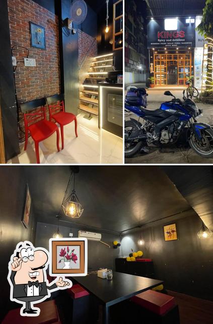 The interior of Kings Cafe Best Cafe in Ulwe