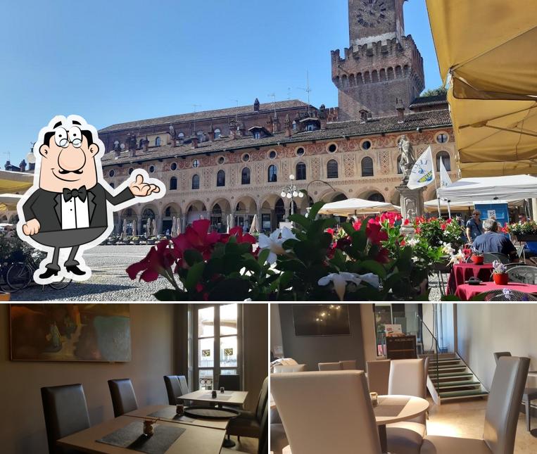Tra le diverse cose da Bar LARGO 34 si possono trovare la interni e esterno