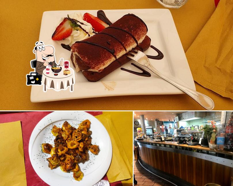 La immagine della cibo e bancone da bar di Pizza & Cafè