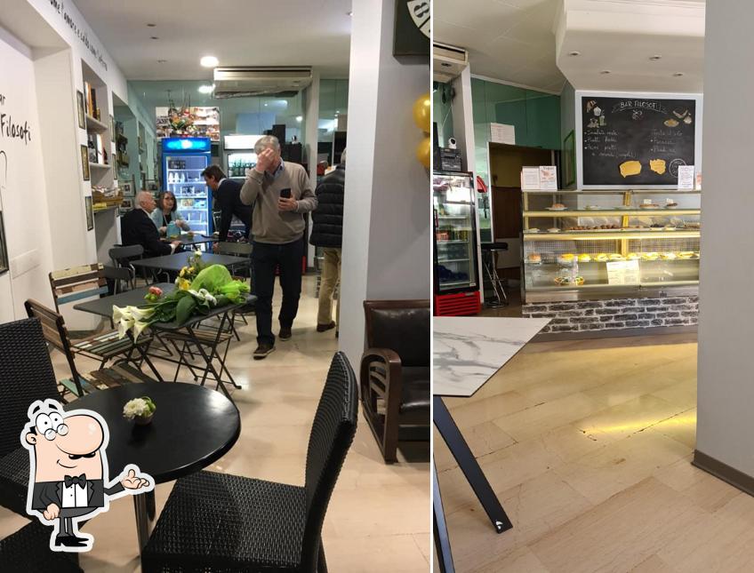 Dai un'occhiata agli interni di Bar Filosofi