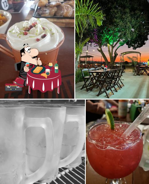 Espeto e Brasa Uberlândia serve uma seleção de sobremesas