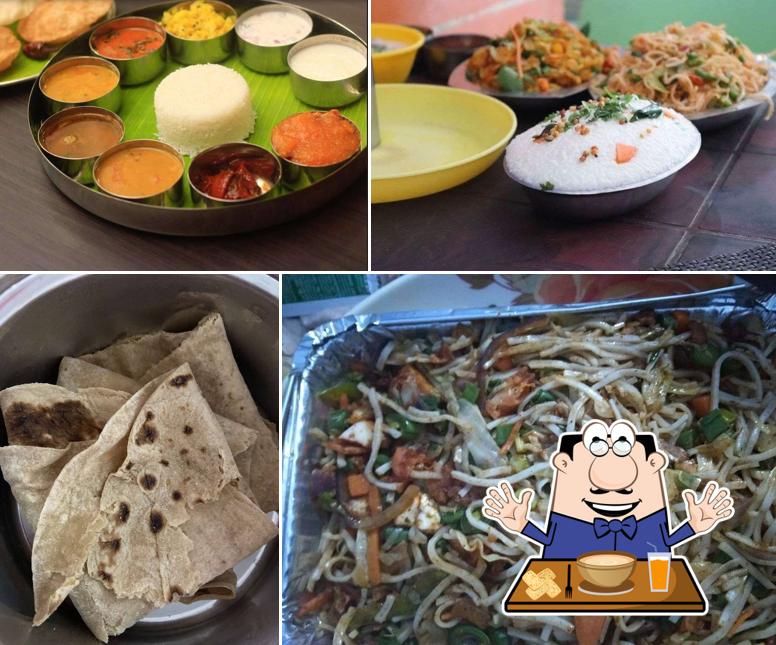 Food at Hotel Saravana Bhawan