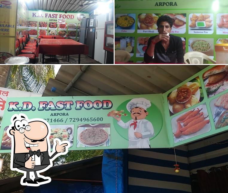 Look at the picture of K.D. Fast Food
