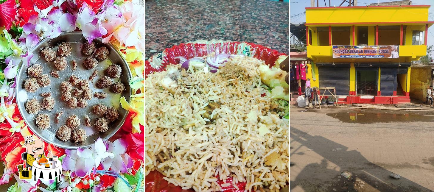 Food at Kolkata Arsalan biriyani