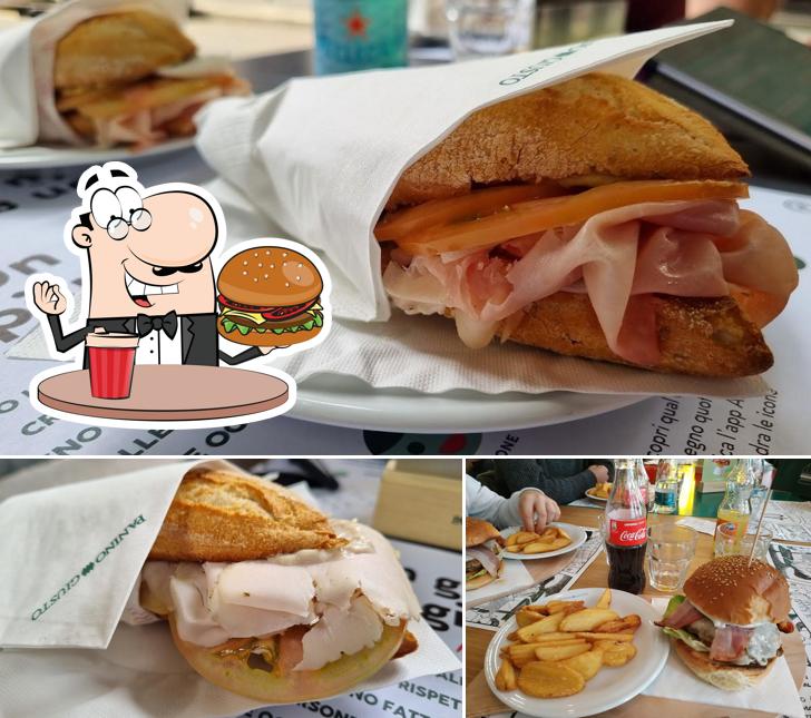 Prenditi un hamburger a Panino Giusto Sempione Milano