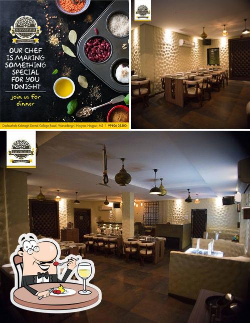 The restaurant's food and interior
