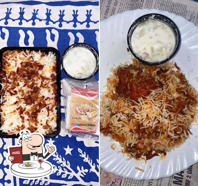 Food at Zaika Biryaniwala
