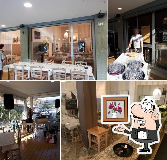 Gli interni di Zitti e Mosca Ristorante Pizzeria