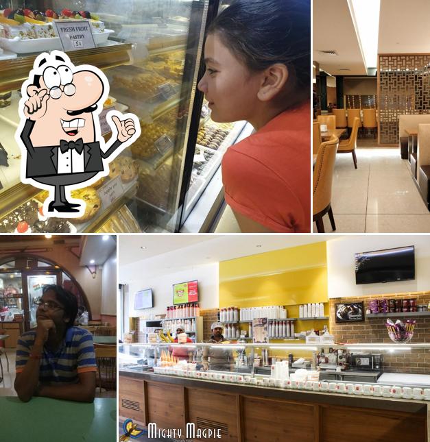 Take a seat at one of the tables at Super Cremica Sweets