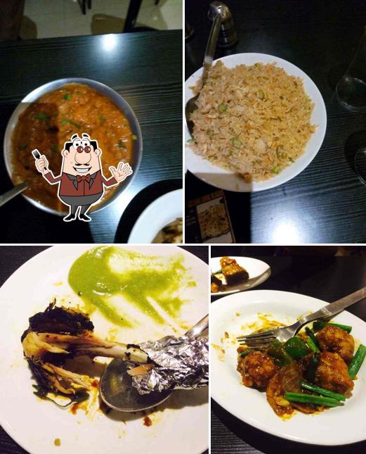 Food at The purple pan